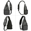 Kép 13/14 - Sling Bag Crossbody Fanny Packs válltáska túrázáshoz - Sötét kék