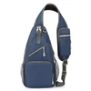 Kép 1/14 - Sling Bag Crossbody Fanny Packs válltáska túrázáshoz - Sötét kék