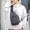 Kép 5/18 - Sling Bag Crossbody Fanny Packs válltáska túrázáshoz - Sötét szürke
