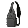 Kép 15/18 - Sling Bag Crossbody Fanny Packs válltáska túrázáshoz - Sötét szürke