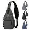 Kép 18/18 - Sling Bag Crossbody Fanny Packs válltáska túrázáshoz - Sötét szürke