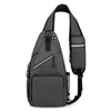 Kép 1/18 - Sling Bag Crossbody Fanny Packs válltáska túrázáshoz - Sötét szürke