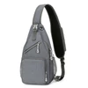 Kép 1/14 - Sling Bag Crossbody Fanny Packs válltáska túrázáshoz - Világos szürke