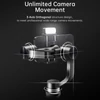Kép 7/10 - hohem 2024 iSteady Mobile+ 3 tengelyes karmantyú stabilizátor okostelefonhoz (mágneses töltőfénnyel)