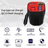 Kép 3/9 - Autóba szerelhető átalakító QC töltő 200 W autós inverter 5 az 1-ben 12v24v-től 220v-ig többfunkciós QC3.0 vaku töltés