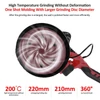 Kép 6/16 - 1390 W elektromos gipszkarton csiszológép 20 db csiszolókoronggal, 5 változtatható sebességgel, kihúzható nyéllel, LED lámpával - Piros