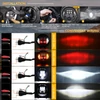 Kép 7/9 - 7 hüvelykes autó, motorkerékpár LED-es fényszóró DRL-vel / irányjelzővel / tompított fényszóróval / távolsági fényszóróval Jeep Wrangler JK TJ LJ CJ csere H4-H13 adapterrel (2 db)