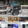 Kép 3/6 - Kültéri hordozható elektromos akkumulátor inverteres újratöltés egy gépben 110 voltos bemenet és 220 voltos kimenet Módosított szinuszos hullám - 150W