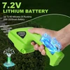 Kép 8/9 - 2 az 1-ben kézi sövénynyíró, 7,2 V-os elektromos fűnyíró USB töltőkábellel kerti pázsithoz