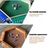 Kép 4/13 - 1-6 játékos Shut The Box Dice Game Fa tábla asztali matematikai játék 6 kockával gyerekeknek és felnőtteknek - Többszínű