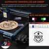 Kép 12/21 - SCULPFUN S30 Pro Max 20 W-os lézergravírozó automatikus levegő-rásegítő rendszerrel és 360 fokban forgatható Y-tengelyű forgóhengerrel