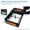 Kép 13/19 - Atomstack S40 Max 40 W lézergravírozó kettős levegő segédszivattyúval és FB2 Plus házzal