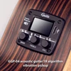 Kép 8/12 - GUITTO GGP-04 akusztikus gitár IR vibrációs hangszedő LCD kijelzővel