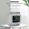 Kép 2/9 - Digitális egyfázisú áramfogyasztási monitor AC40V-300V 100A teljesítmény, feszültség, ampermérő, frekvencia, teljesítménytényező mérő színes LCD képernyővel