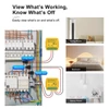 Kép 6/11 - Tuya WiFi 2,4 GHZ intelligens energiamérő, egyfázisú fogyasztásfigyelő 2 bilinccsel