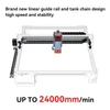 Kép 16/20 - Atomstack Maker A5 V2 6W lézergravírozó Forgóhengerrel és 400x400mm-es méhsejt munkaasztallal