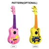 Kép 10/11 - MU2110 21 hüvelykes gyerek Ukulele 12-es fogólappal és tartós fehér nylon húrokkal, teljes fa hordótesttel, 1 csákóval - Pink
