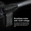 Kép 9/16 - 32 mm-es csendes, nagy teljesítményű, 110 000 ford./perc porlégfúvó ventilátor tisztítószerszám C típusú interfész gyorstöltő 3.0 protokoll