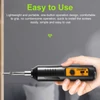 Kép 9/13 - Nagy pontosságú elektromos csavarhúzó és javítószerszám készlet USB töltés mobiltelefonokhoz számítógépekhez háztartási gépekhez – egyszerű konfiguráció