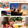 Kép 5/15 - TransJee A10 Mini LCD LED projektor 1080P házimozi HD IN AV USB TF kártyanyílással, 3,5 mm-es audio kimeneti távirányítóval