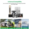 Kép 9/11 - WVC-600 napelemes rácsos mikroinverter, 600 W-os vízálló IP65 MPPT DC22-50V PV bemenet AC220V kimenet, EU csatlakozó