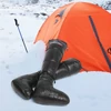 Kép 8/14 - Kamperbox Winter Down töltött csizma, meleg puha szélálló tárolótáskával kempingezéshez, hátizsákos hálózsák sátorhoz - Piros