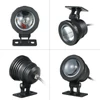 Kép 4/13 - AC/DC 12V 10W RGB víz alatti könnyű merülőlámpa távirányítóval - Fekete