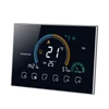Kép 2/7 - Intelligens programozható termosztát 5+1+1 hat periódusos hangalkalmazás vezérlés háttérvilágítás LCD víz-/gázkazán fűtés (95-240V) - Fekete, Wi-Fi -vel