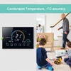 Kép 7/7 - Intelligens programozható termosztát 5+1+1 hat periódusos hangalkalmazás vezérlés háttérvilágítás LCD víz-/gázkazán fűtés (95-240V) - Fekete, Wi-Fi -vel