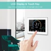 Kép 12/18 - Intelligens programozható termosztát 5+1+1 hat periódusos hangalkalmazás vezérlés háttérvilágítás LCD víz-/gázkazán fűtés (95-240V) - Fehér, Wi-Fi -vel