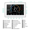 Kép 13/18 - Intelligens programozható termosztát 5+1+1 hat periódusos hangalkalmazás vezérlés háttérvilágítás LCD víz-/gázkazán fűtés (95-240V) - Fehér, Wi-Fi -vel
