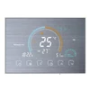 Kép 1/18 - Intelligens programozható termosztát 5+1+1 hat periódusos hangalkalmazás vezérlés háttérvilágítás LCD víz-/gázkazán fűtés (95-240V) - Ezüst, Wi-Fi -vel