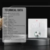 Kép 11/17 - Intelligens Tuya digitális WiFi termosztát hetente programozható, gombos termosztát kompatibilis a Tmall Genie, Amazon, Google Home termékkel (vízgáz kazán fűtés) - Fekete