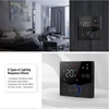Kép 16/17 - Intelligens Tuya digitális WiFi termosztát hetente programozható, gombos termosztát kompatibilis a Tmall Genie, Amazon, Google Home termékkel (vízgáz kazán fűtés) - Fekete