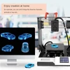 Kép 9/19 - EasyThreed K6 Plus 3D nyomtató FDM 150x150x150mm nyomtatási méret kezdőknek 10 m-es PLA mintaszálas - Fekete