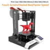 Kép 19/19 - EasyThreed K6 Plus 3D nyomtató FDM 150x150x150mm nyomtatási méret kezdőknek 10 m-es PLA mintaszálas - Fekete