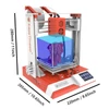 Kép 7/19 - EasyThreed K6 Plus 3D nyomtató FDM 150x150x150mm nyomtatási méret kezdőknek 10 m-es PLA mintaszálas - Narancs