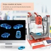 Kép 11/19 - EasyThreed K6 Plus 3D nyomtató FDM 150x150x150mm nyomtatási méret kezdőknek 10 m-es PLA mintaszálas - Narancs
