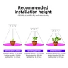 Kép 11/14 - LED-es növekedési lámpák beltéri növényekhez 3 üzemmód 8 óra / 12 óra / 16 óra időzítő, távirányító - Fehér