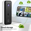 Kép 6/14 - Videó csengő kamera vezeték nélküli csengővel, akkumulátorral működő intelligens AI PIR emberészlelés IP65 vízálló 2,4G WiFi 2 utas audio éjszakai megtekintés felhő tárhely - Fehér