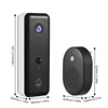 Kép 7/14 - Videó csengő kamera vezeték nélküli csengővel, akkumulátorral működő intelligens AI PIR emberészlelés IP65 vízálló 2,4G WiFi 2 utas audio éjszakai megtekintés felhő tárhely - Fehér