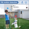 Kép 11/14 - Videó csengő kamera vezeték nélküli csengővel, akkumulátorral működő intelligens AI PIR emberészlelés IP65 vízálló 2,4G WiFi 2 utas audio éjszakai megtekintés felhő tárhely - Fehér