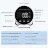 Kép 8/11 - RTO05106 LCD távolságmérő digitális kijelző görgős vonalzó 199,999 m félvezető mikroprocesszorral, újratölthető