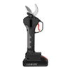 Kép 7/13 - Elektromos vezeték nélküli elektromos metsző, elemes faágvágó 21 V-os lítium akkumulátorral, 30-40 mm vágási átmérővel, LCD kijelzővel - 2 akkumulátor
