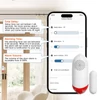 Kép 4/11 - Vezeték nélküli WIFI mágneses érzékelő hang- és fényérzékelő, intelligens hangriasztó (1 db)