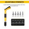 Kép 13/15 - Kézi, nagynyomású, állítható szilárdságú acél szögpisztoly otthoni barkácsoláshoz, famegmunkáláshoz, cementfalhoz - Készlet