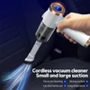 Kép 2/18 - Vezeték nélküli kézi autó porszívó 90 fokos összecsukható 9000Pa szívó 120W -os újratölthető LED -es világítással - Fekete
