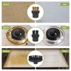 Kép 7/10 - 2500W kézi gőztisztító tartály nélküli magas hőmérsékletű önkontroll permetezővel, kefés fejjel a konyhához / fürdőszobához / habarcshoz és csempehez - Sárga