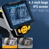 Kép 11/13 - Ipari endoszkóp, 4,3 hüvelykes képernyős borescope kamera fénnyel, 1080P / 2 MP, IP67, beépített 2000 mAh akkumulátor - Szimpla lence 8mm/10m
