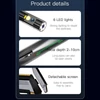 Kép 12/13 - Ipari endoszkóp, 4,3 hüvelykes képernyős borescope kamera fénnyel, 1080P / 2 MP, IP67, beépített 2000 mAh akkumulátor - Szimpla lence 8mm/10m
